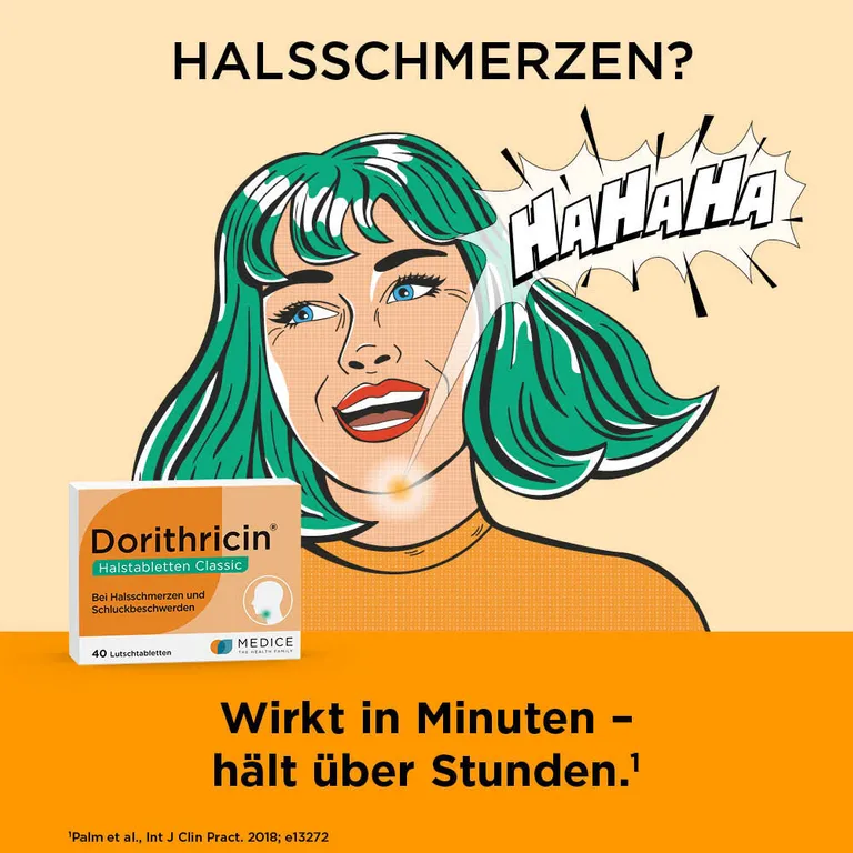 Shopapotheke Dorithricin® Classic Lutschtabletten Bei Halsschmerzen