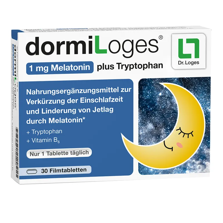 shopapotheke dormiLoges® 1 mg Melatonin plus Tryptophan