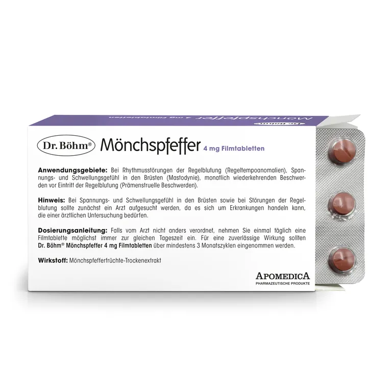 Shopapotheke Dr. Böhm® Mönchspfeffer 4 Mg Filmtabletten