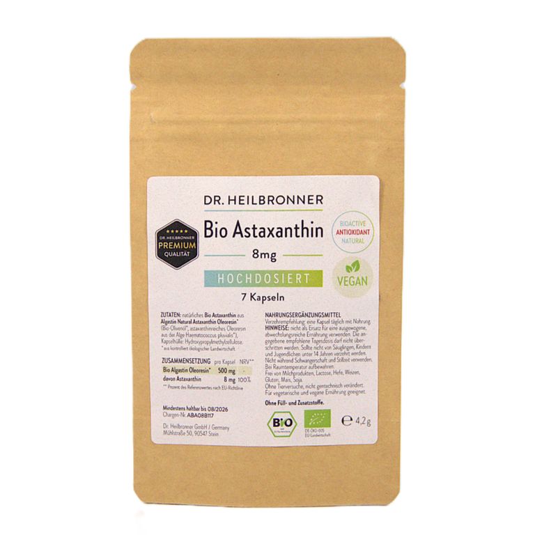 shopapotheke Dr. Heilbronner Bio Astaxanthin Hochdosiert 8mg