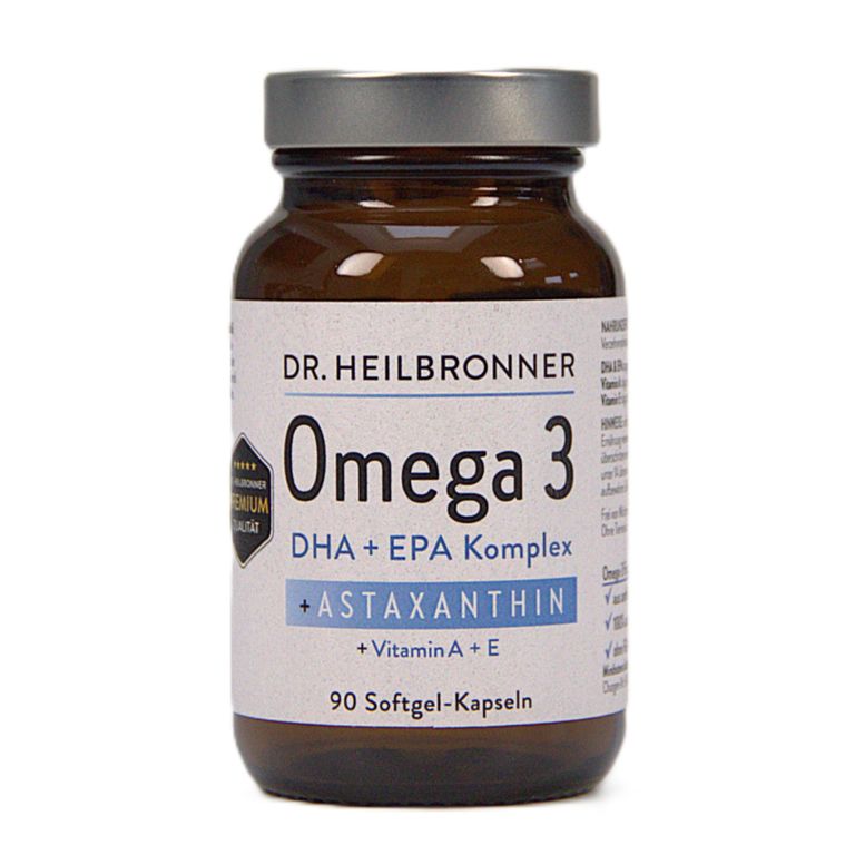 shopapotheke Dr. Heilbronner OMEGA 3 + Astaxanthin + Vitamin A + E Kapseln