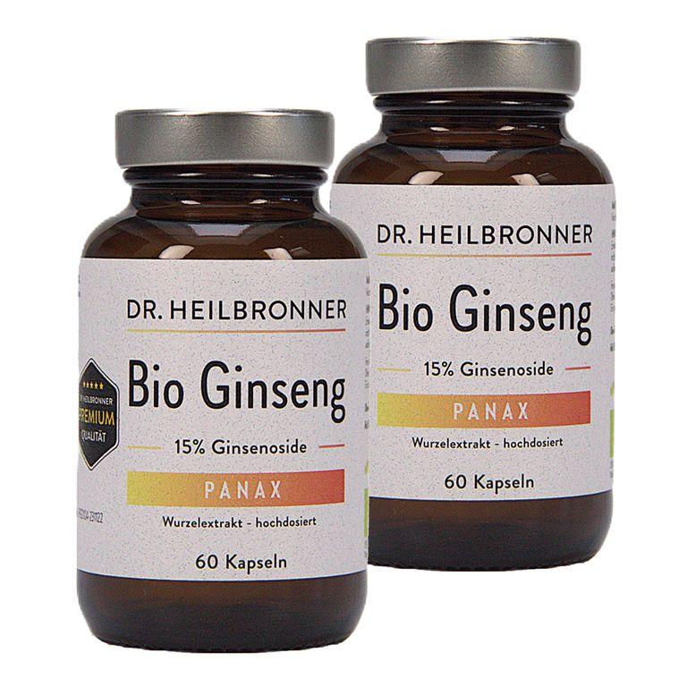 shopapotheke Dr. Heilbronner Roter Bio Ginseng Kapseln - 2er-Set