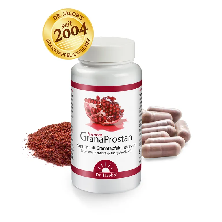 Shopapotheke Dr. Jacob's GranaProstan Granatapfelsaft-Extrakt Fermentiert Polyphenole