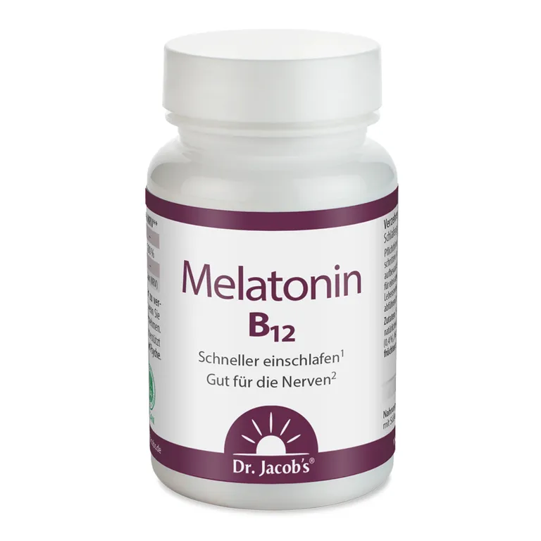 shopapotheke Dr. Jacob's Melatonin B12 Lutschtablette 1 mg + Vitamin B12 Kirsche vegan