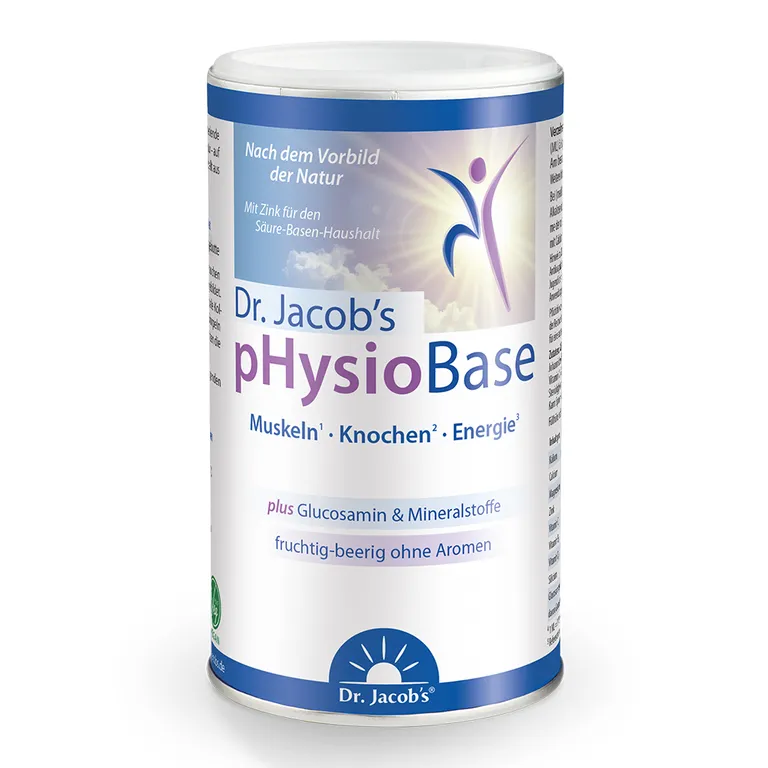 shopapotheke Dr.Jacob's pHysioBase Basen-Citrat-Basenpulver Basische Mineralstoffe Glucosamin