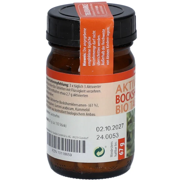 Shopapotheke Dr. Pandalis Aktivierter Bockshornklee BIO Tabletten