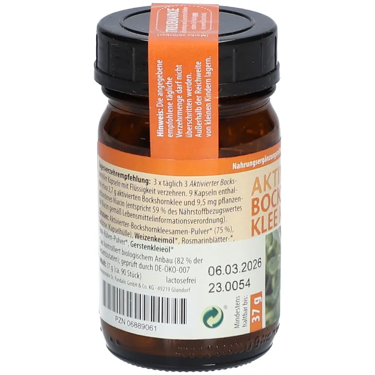 Shopapotheke Dr. Pandalis Bockshornklee Aktiviert Kapseln