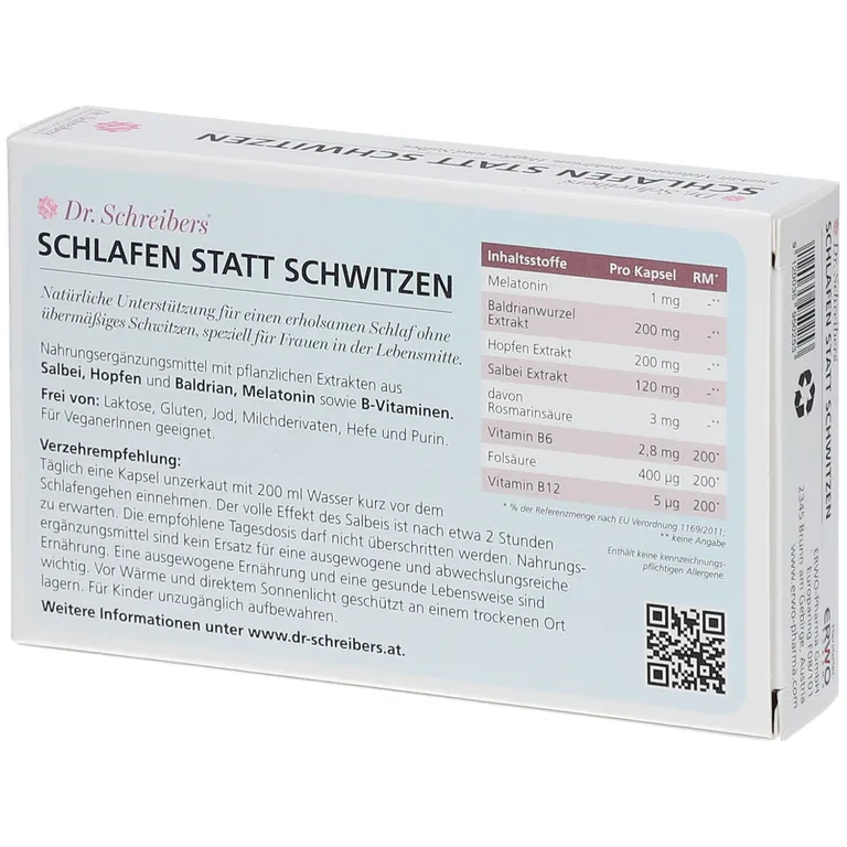Shopapotheke Dr. Schreibers® Schlafen Statt Schwitzen