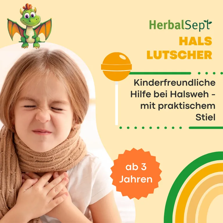 Shopapotheke Dr. Theiss HerbalSept Hals Lutscher Kids