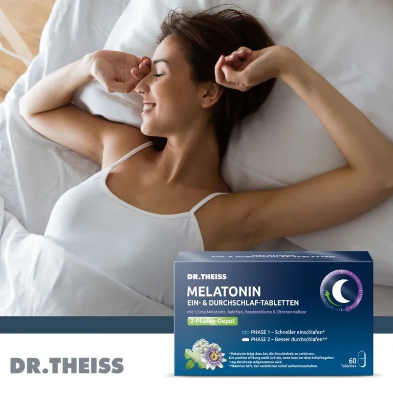 Shopapotheke DR. THEISS MELATONIN EIN-& DURCHSCHLAF-TABLETTEN