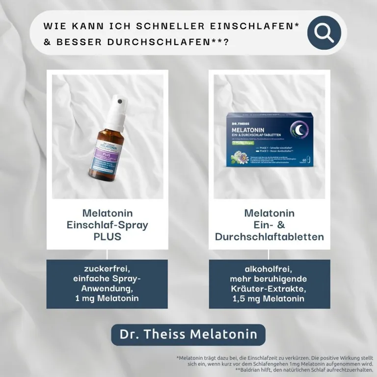 Shopapotheke DR. THEISS MELATONIN EIN-& DURCHSCHLAF-TABLETTEN