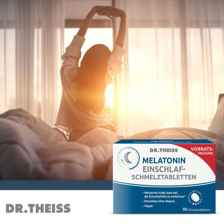 Shopapotheke DR. THEISS Melatonin Einschlaf-Schmelztabletten
