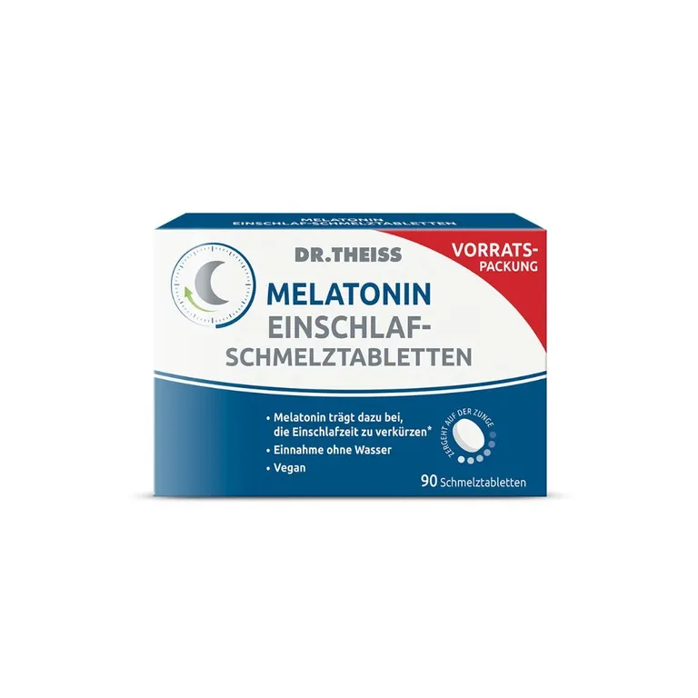 shopapotheke DR. THEISS Melatonin Einschlaf-Schmelztabletten