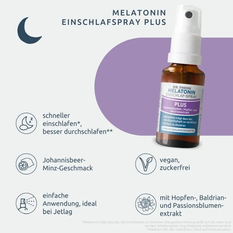Shopapotheke DR. THEISS Melatonin Einschlaf-Spray Plus