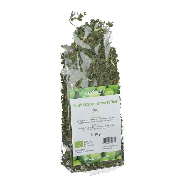 shopapotheke duówell® Bio Hanf und Zitronenmyrte Tee