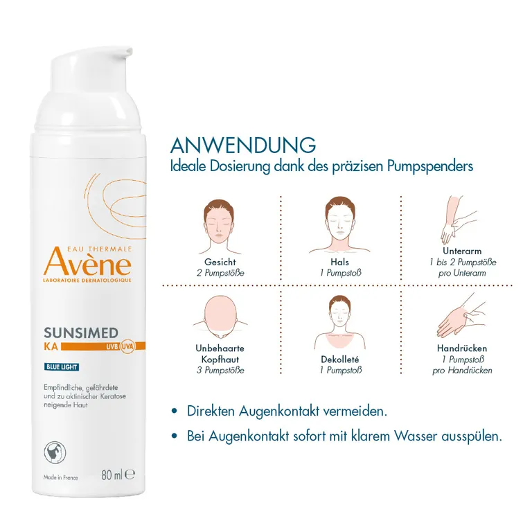 Shopapotheke Eau Thermale Avène – Sunsimed KA: Medizinischer Sonnenschutz Zur Prävention Von Aktinischer Keratose Und Hellem Hautkrebs + Avène After Sun Repairlotion 50ml GRATIS