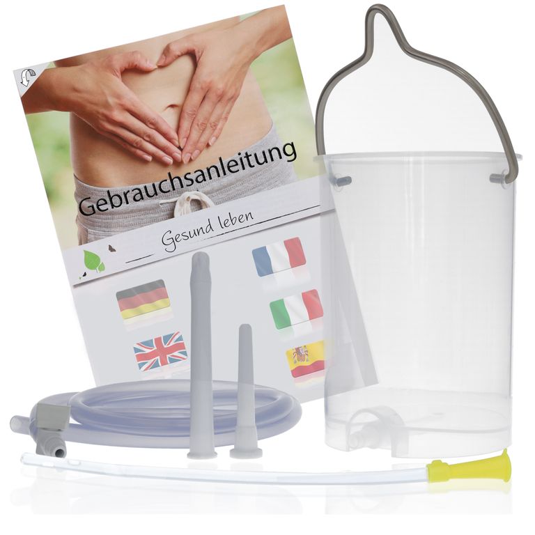 shopapotheke Einlaufbecher mit Irrigator-Set & Darmrohr CH 20 (40cm)