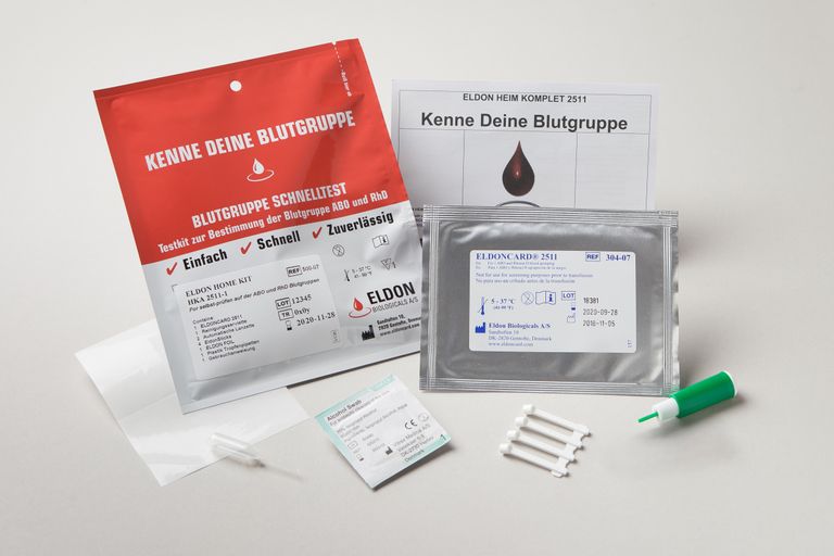 shopapotheke Eldon Card Blutgruppe Test Schnelltest Home-Kit HKA 2511-1