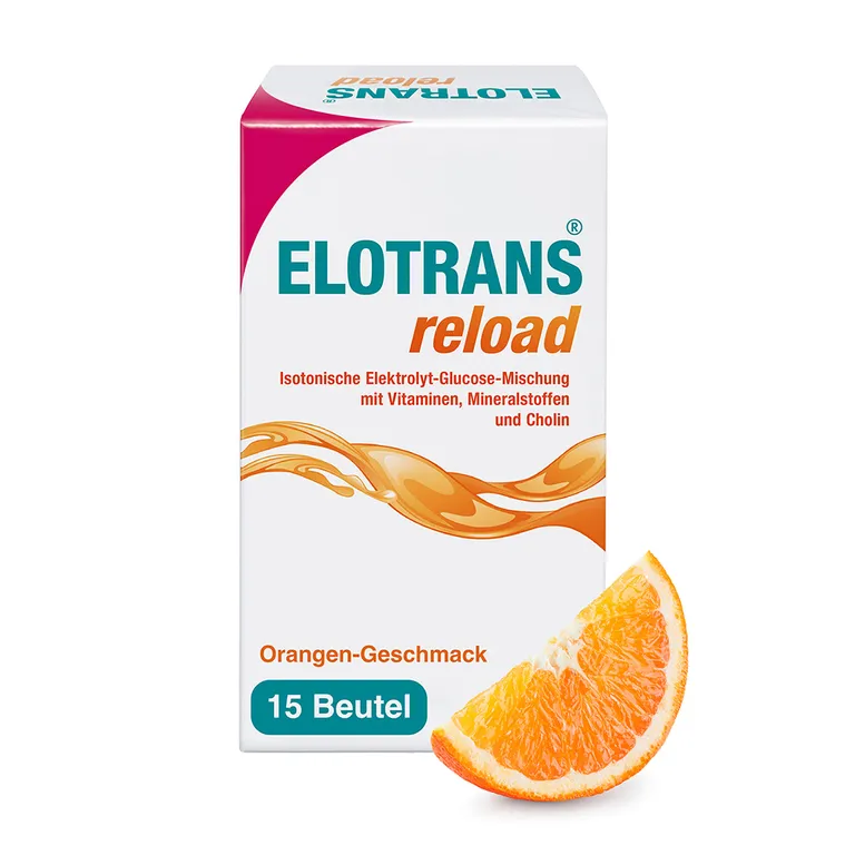 shopapotheke Elotrans® reload – Veganes Trinkpulver – nach anstrengenden Aktivitäten oder bei Erschöpfung Isotonische Elektrolyt-Glucose-Mischung - Jetzt 20% mit dem Code stada20 sparen*