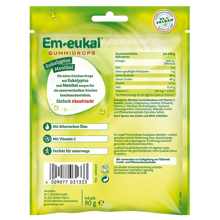 Shopapotheke Em-eukal® Gummidrops Eukalyptus-Menthol