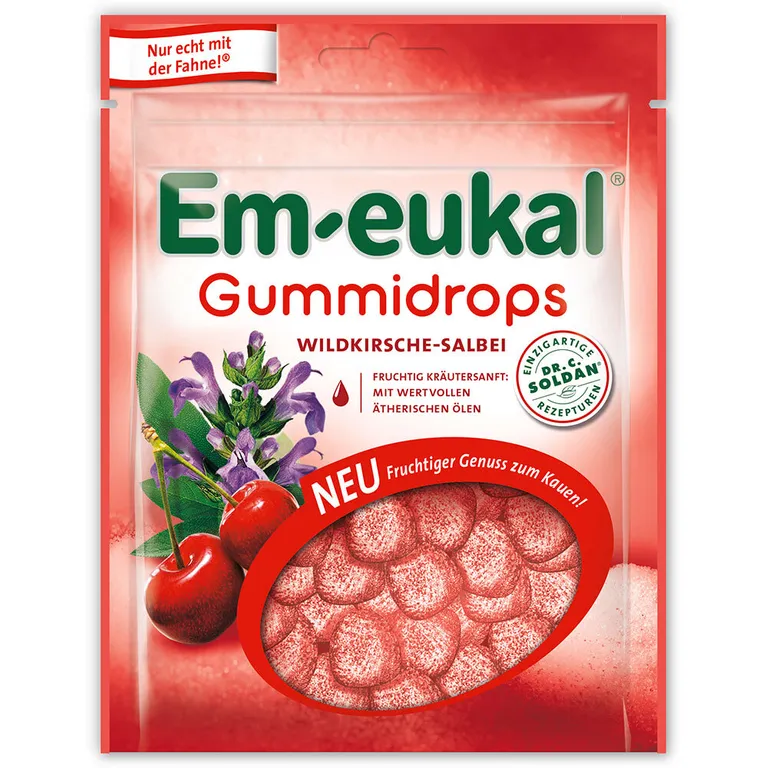 shopapotheke Em-eukal® Gummidrops Wildkirsche Salbei zuckerhaltig