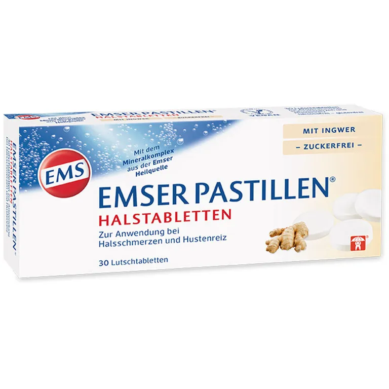shopapotheke EMSER PASTILLEN® Halstabletten mit Ingwer zuckerfrei