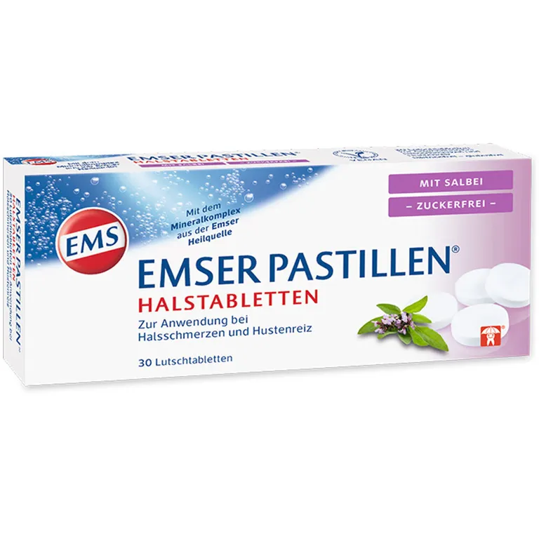 shopapotheke Emser Pastillen® Halstabletten mit Salbei Zuckerfrei