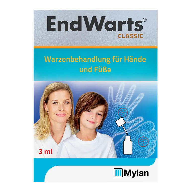 shopapotheke EndWarts CLASSIC: Lösung mit Ameisensäure gegen Warzen und Dornwarzen Warzenbehandlung für Hände und Füße
