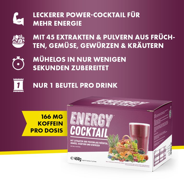 Shopapotheke Energy Cocktail - Dein Täglicher Power Cocktail