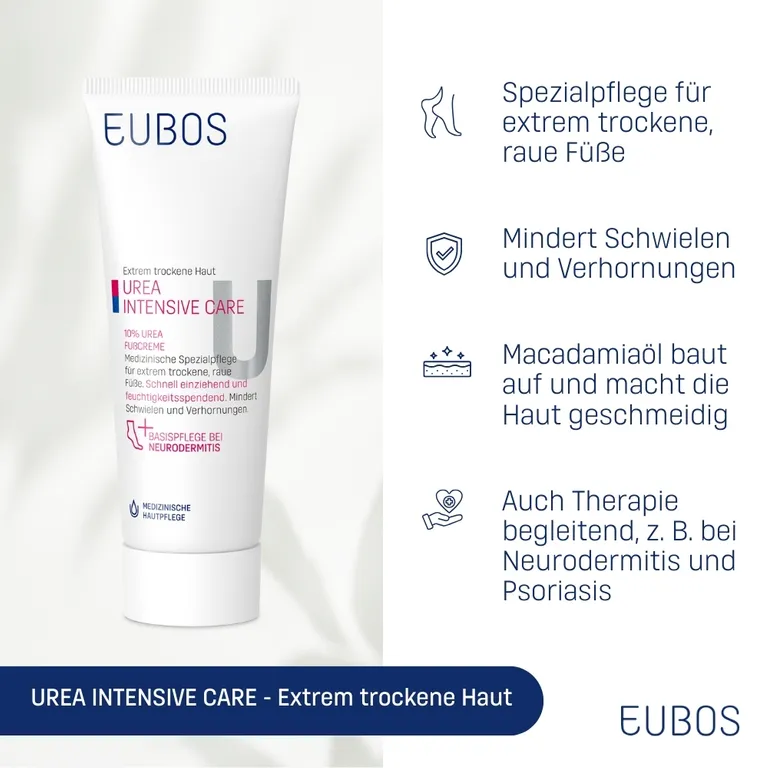 Shopapotheke EUBOS® Trockene Haut Urea 10% Fußcreme