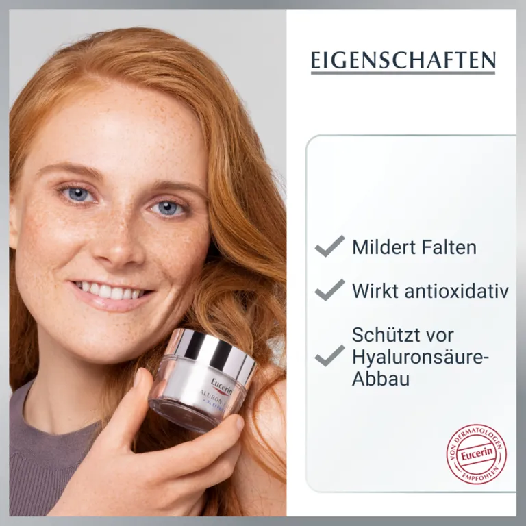 Shopapotheke Eucerin Hyaluron-Filler Tagespflege Für Trockene Haut – Glättet Falten Pflegt & Beugt Vorzeitiger Hautalterung Vor - Jetzt 20% Sparen Mit Code "eucerin20" + Eucerin® Hyaluron Spray 50ml GRATIS