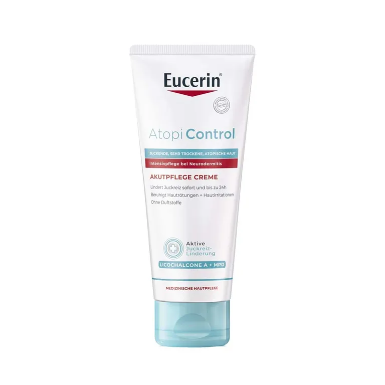 shopapotheke Eucerin® AtopiControl Akutpflege Creme hilft wirksam bei akuten Neurodermitisschüben gegen Juckreiz Hautrötungen und Entzündungen - Jetzt 20% sparen mit Code "eucerin20" + Eucerin AtopiControl Hydro-Lotion 20ml