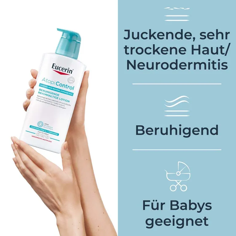 Shopapotheke Eucerin® AtopiControl Beruhigende Reichhaltige Lotion Beruhigt Die Haut Bei Neurodermitis - Jetzt 20% Sparen Mit Code "eucerin20" + Eucerin AtopiControl Hydro-Lotion 20ml GRATIS