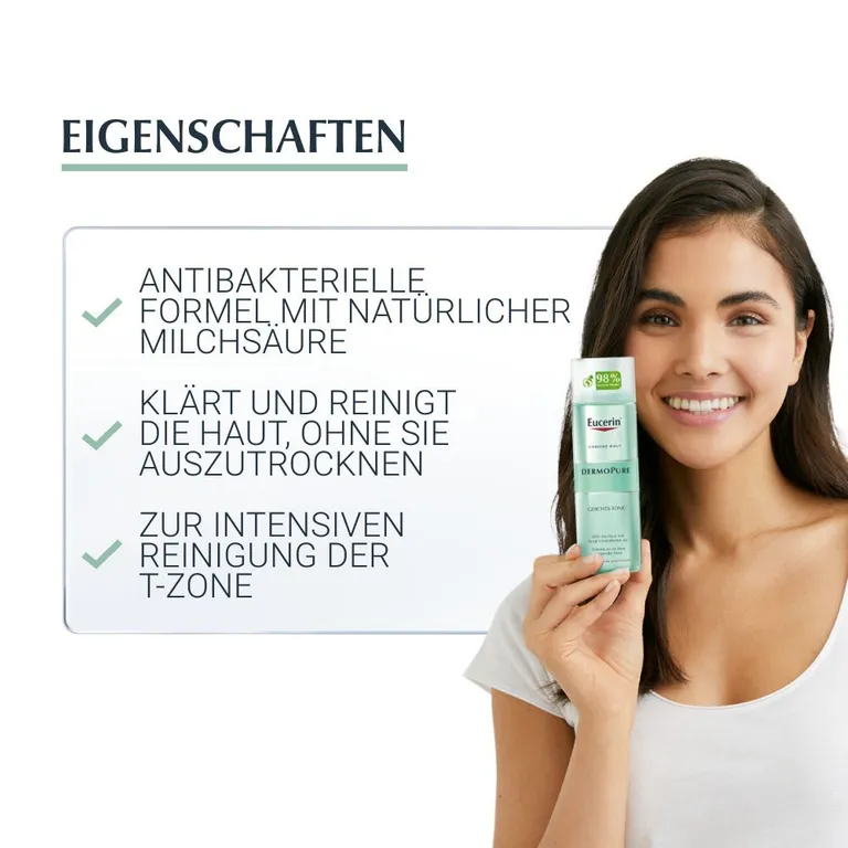 Shopapotheke Eucerin® DermoPure Gesichts-Tonic – Klärt Und Reinigt Unreine Haut Mit Natürlicher Milchsäure - Jetzt 20% Sparen Mit Code "eucerin20"