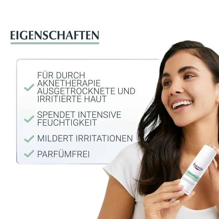 Shopapotheke Eucerin® DermoPure Therapiebegleitende Feuchtigkeitspflege – Feuchtigkeitsspendende Creme Für Ausgetrocknete Und Irritierte Haut - Jetzt 20% Sparen Mit Code "eucerin20"