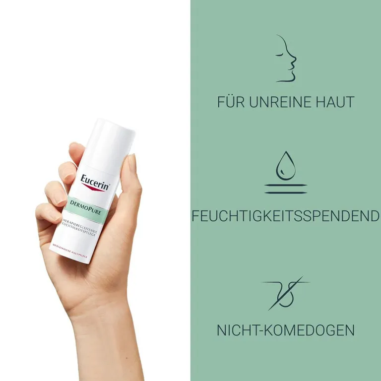 Shopapotheke Eucerin® DermoPure Therapiebegleitende Feuchtigkeitspflege – Feuchtigkeitsspendende Creme Für Ausgetrocknete Und Irritierte Haut - Jetzt 20% Sparen Mit Code "eucerin20"