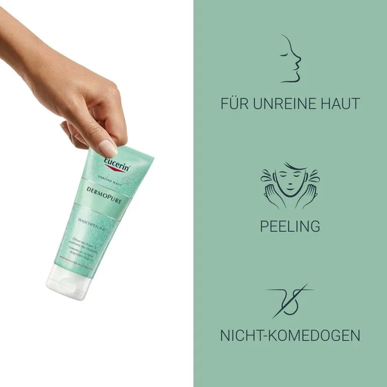 Shopapotheke Eucerin® DermoPure Waschpeeling – Zur Sanften Reinigung Unreiner Haut Und Zur Verfeinerung Der Hautstruktur - Jetzt 20% Sparen Mit Code "eucerin20"