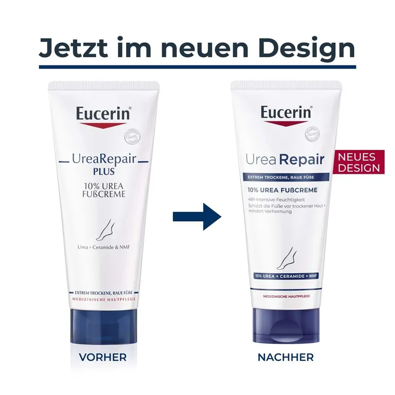 Shopapotheke Eucerin® UreaRepair 10% Urea Fußcreme – Intensive Pflege Und Feuchtigkeit Für Trockene Bis Extrem Trockene Füße - Jetzt 20% Sparen Mit Code "eucerin20" + Eucerin AtopiControl Hydro-Lotion 20ml GRATIS