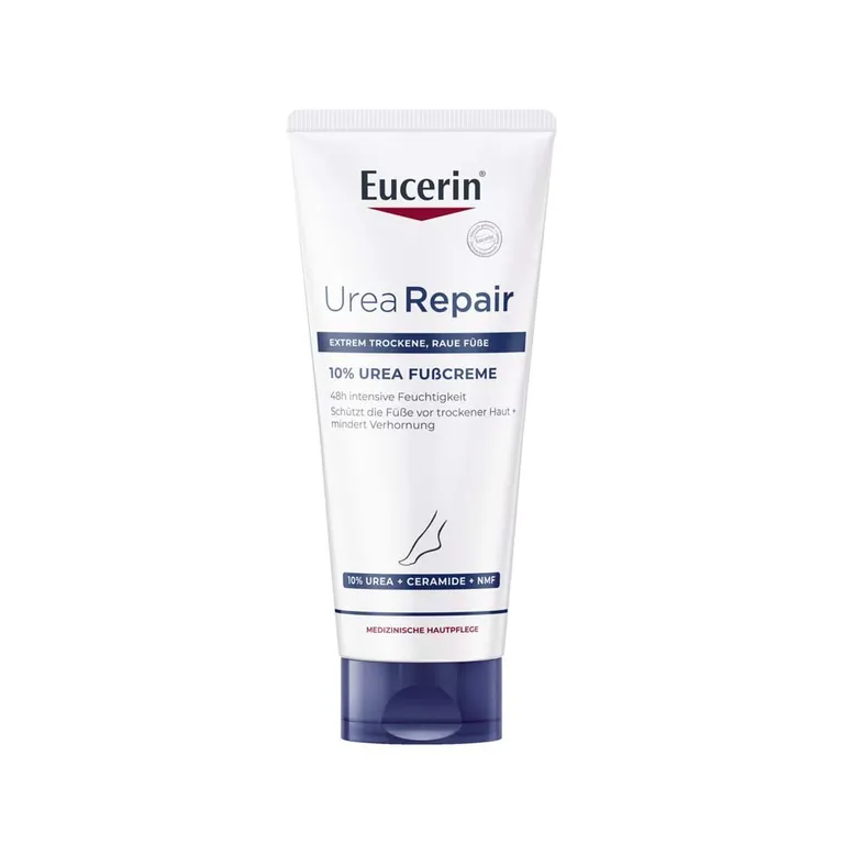 shopapotheke Eucerin® UreaRepair 10% Urea Fußcreme – Intensive Pflege und Feuchtigkeit für trockene bis extrem trockene Füße - Jetzt 20% sparen mit Code "eucerin20" + Eucerin AtopiControl Hydro-Lotion 20ml GRATIS