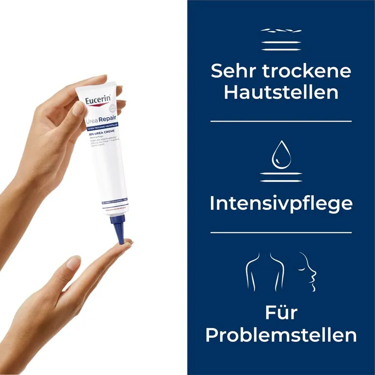 Shopapotheke Eucerin® UreaRepair 30% Urea Creme – Hautpflege Reduizert Verdickte Und Schuppende Haut - Jetzt 20% Sparen Mit Code "eucerin20" + Eucerin AtopiControl Hydro-Lotion 20ml GRATIS