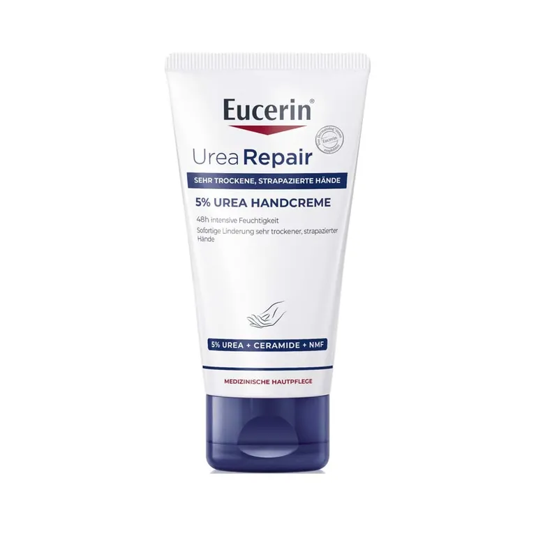 shopapotheke Eucerin® UreaRepair 5% Urea Handcreme – intensive Pflege für sehr trockene und strapazierte Hände - Jetzt 20% sparen mit Code "eucerin20" + Eucerin AtopiControl Hydro-Lotion 20ml GRATIS