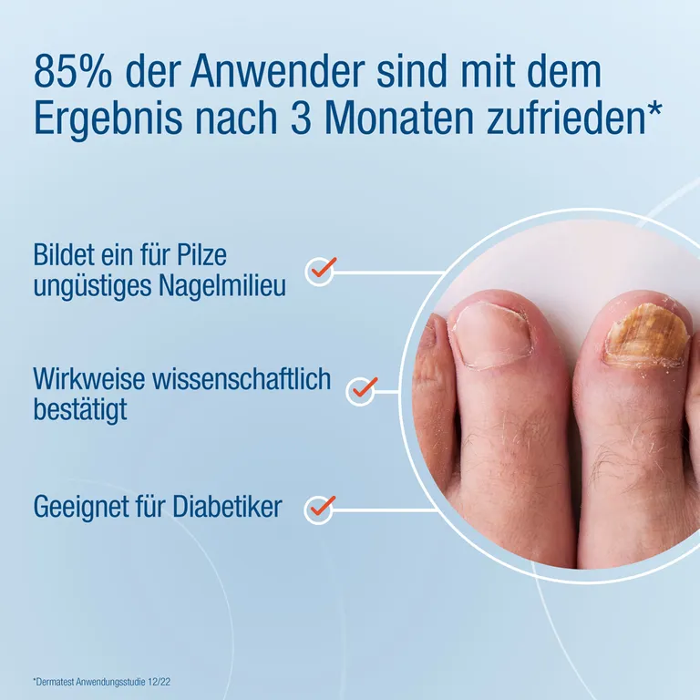 Shopapotheke Evolsin® Anti-Nagelpilz Liquid - Nagelpilz Nagellack Für Füsse Und Hände - Wissenschaftlich Bestätigte Wirkweise - Geeignet Für Diabetiker