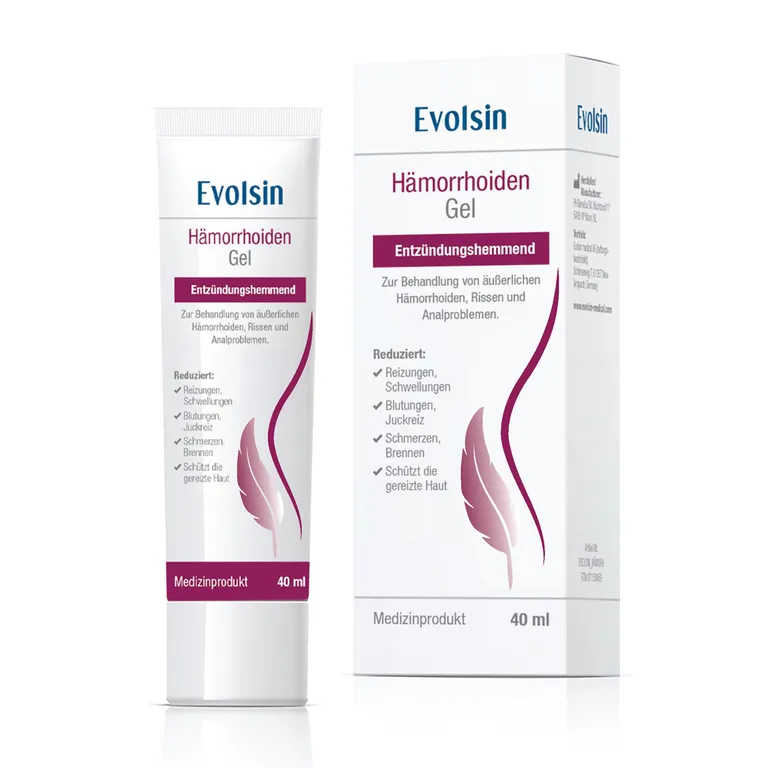 Shopapotheke Evolsin® Hämorrhoiden Gel - Hämorrhoiden Salbe Gegen Brennen Schmerz & Juckreiz