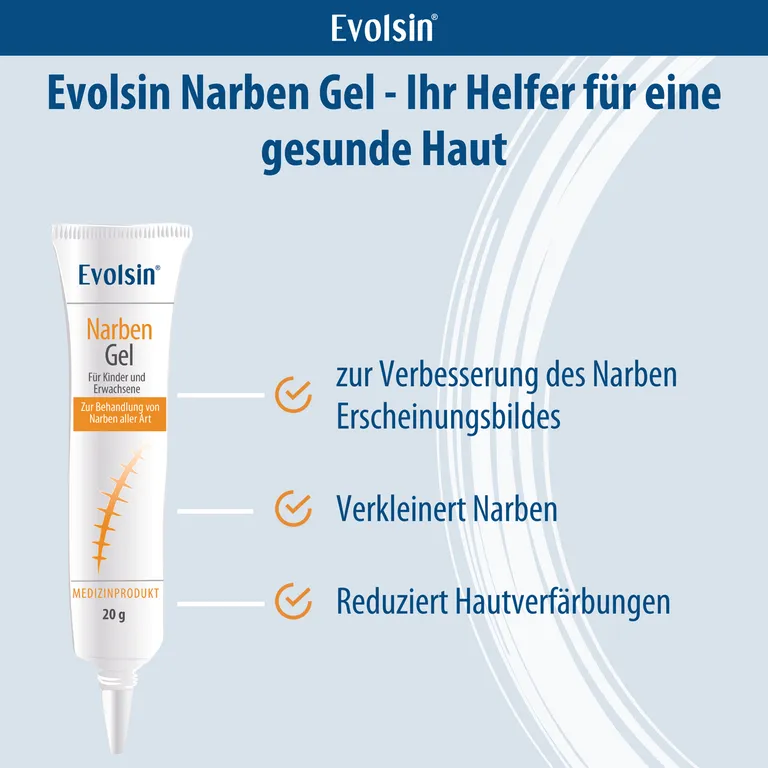 Shopapotheke Evolsin® Narbengel Für Kinder & Erwachsene – Narbensalbe Reduziert Die Sichtbarkeit Von Narben – Narbencreme Für Narben Aller Art