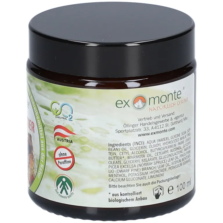 Shopapotheke Exmonte Murmeltiersalbe Ohne Paraffine