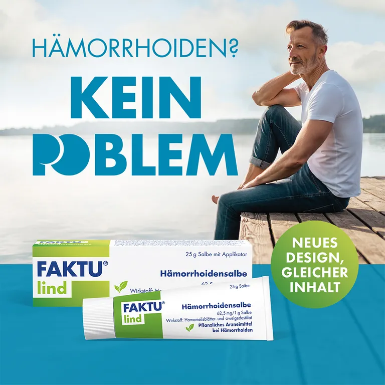 Shopapotheke FAKTU Lind Hämorrhoidensalbe - Bei Jucken Nässen Brennen Entzündungen Kleinen Blutungen 50 G (mit Applikator)