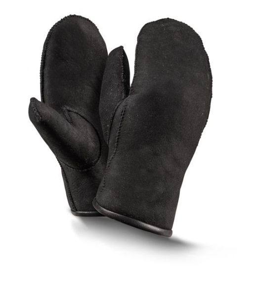 shopapotheke fellhof Fäustlinge Basic schwarz Innenmaterial 100% Lammfell atmungsaktiv u. temperaturausgleichend