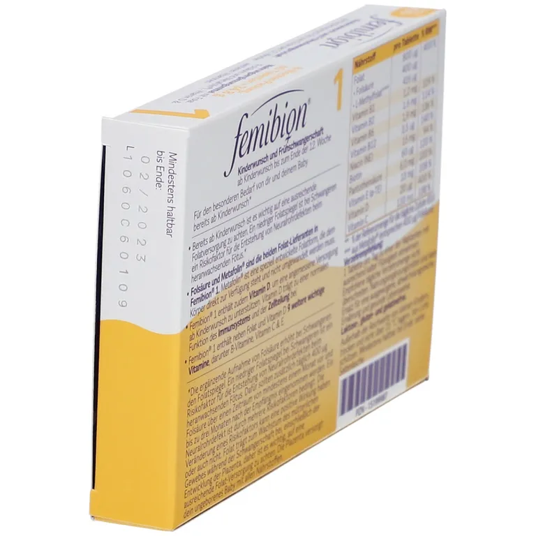 Shopapotheke Femibion® Kinderwunsch Und Frühschwangerschaft Ohne Jod - Jetzt 10% Mit Code "Fem10" Sparen*