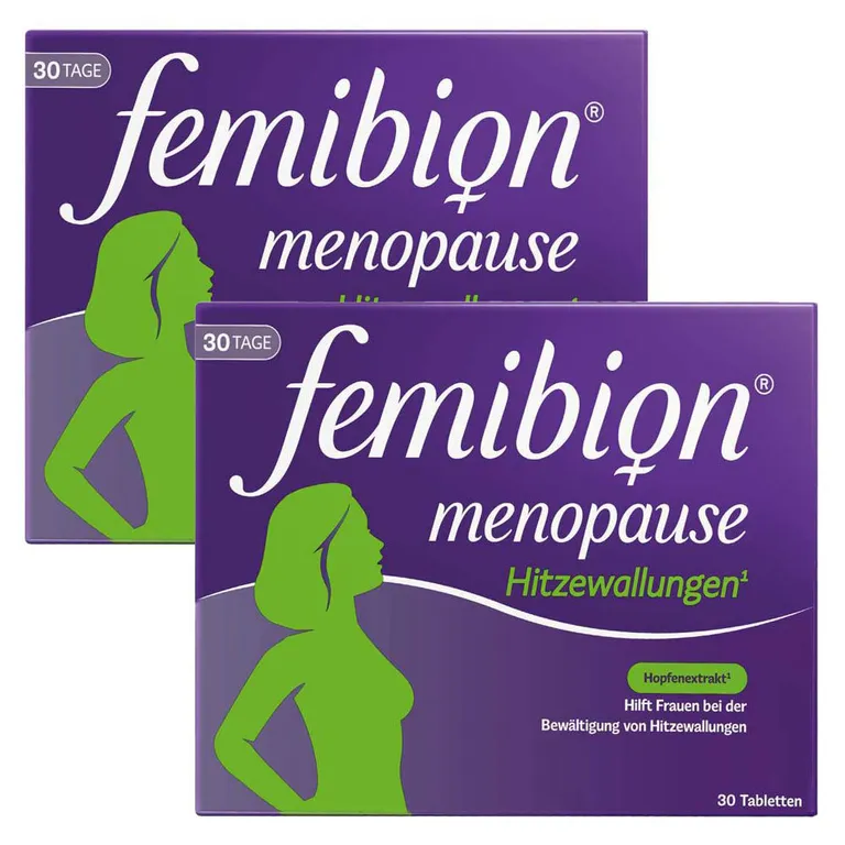 shopapotheke Femibion® Menopause Hitzewallungen hormonfreie Formulierung