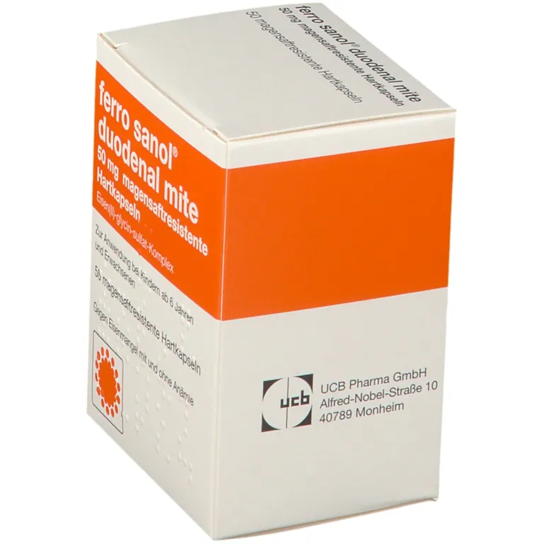 Shopapotheke Ferro Sanol® Duodenal Mite 50 Mg Kapseln
